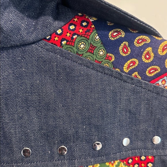 Patchwork Denim Shirt - Picture 15 of 16